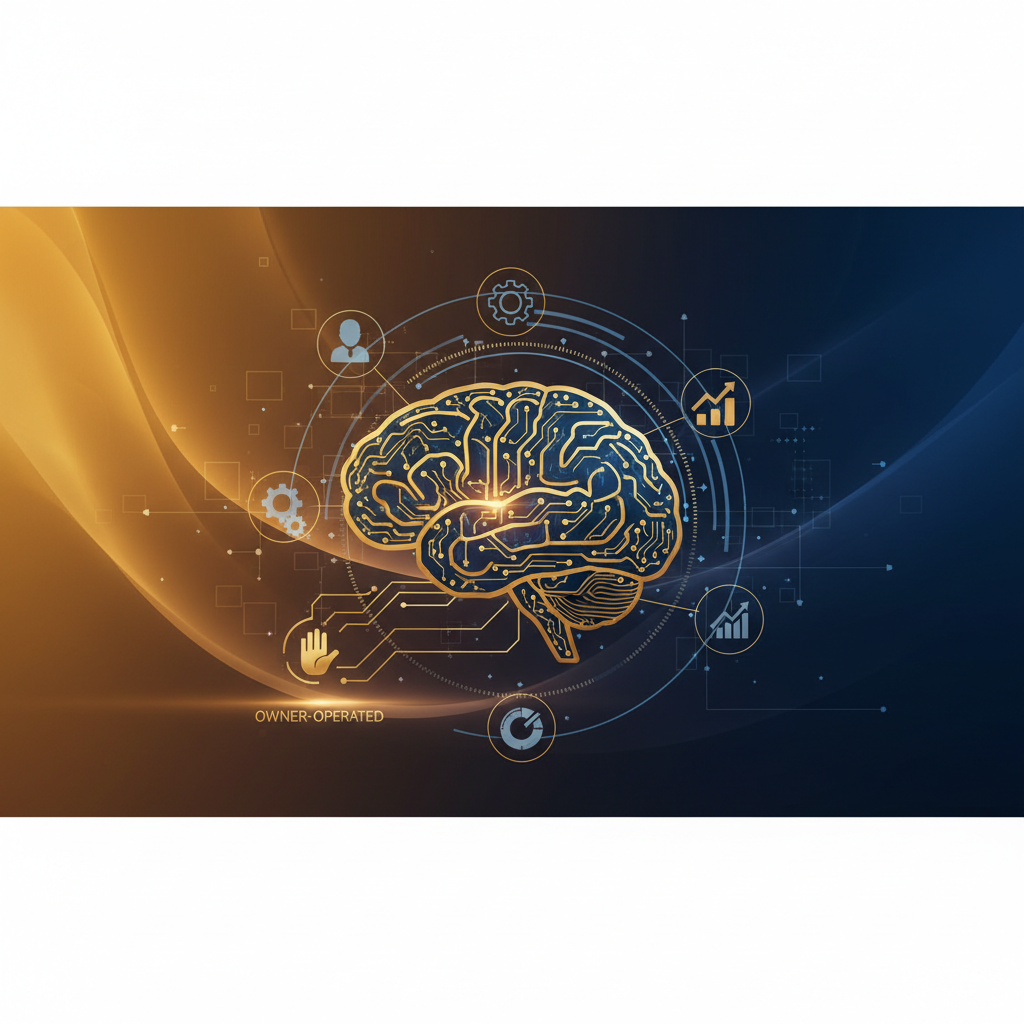 Illustration for the article “How Owner-Operated Businesses Can Compete With National Chains (Using AI That Costs Less Than a Part-Time Assistant)”