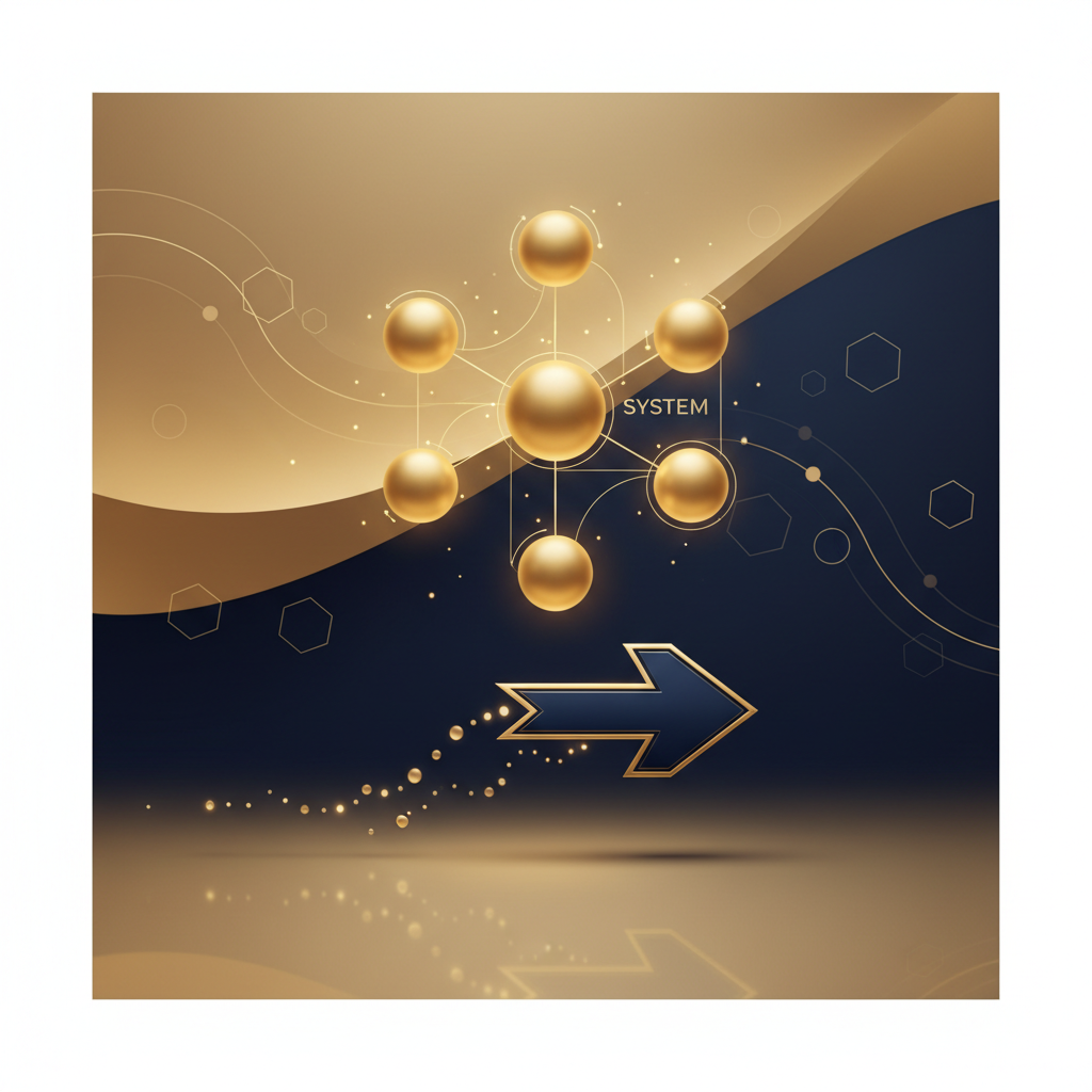 Illustration for the article “Never Chase Clients Again: The 5-System Framework for Owner-Operated Businesses”