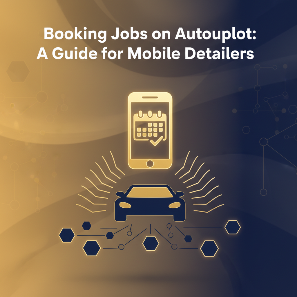 Illustration for the article “Booking Jobs on Autopilot: A Guide for Mobile Detailers”